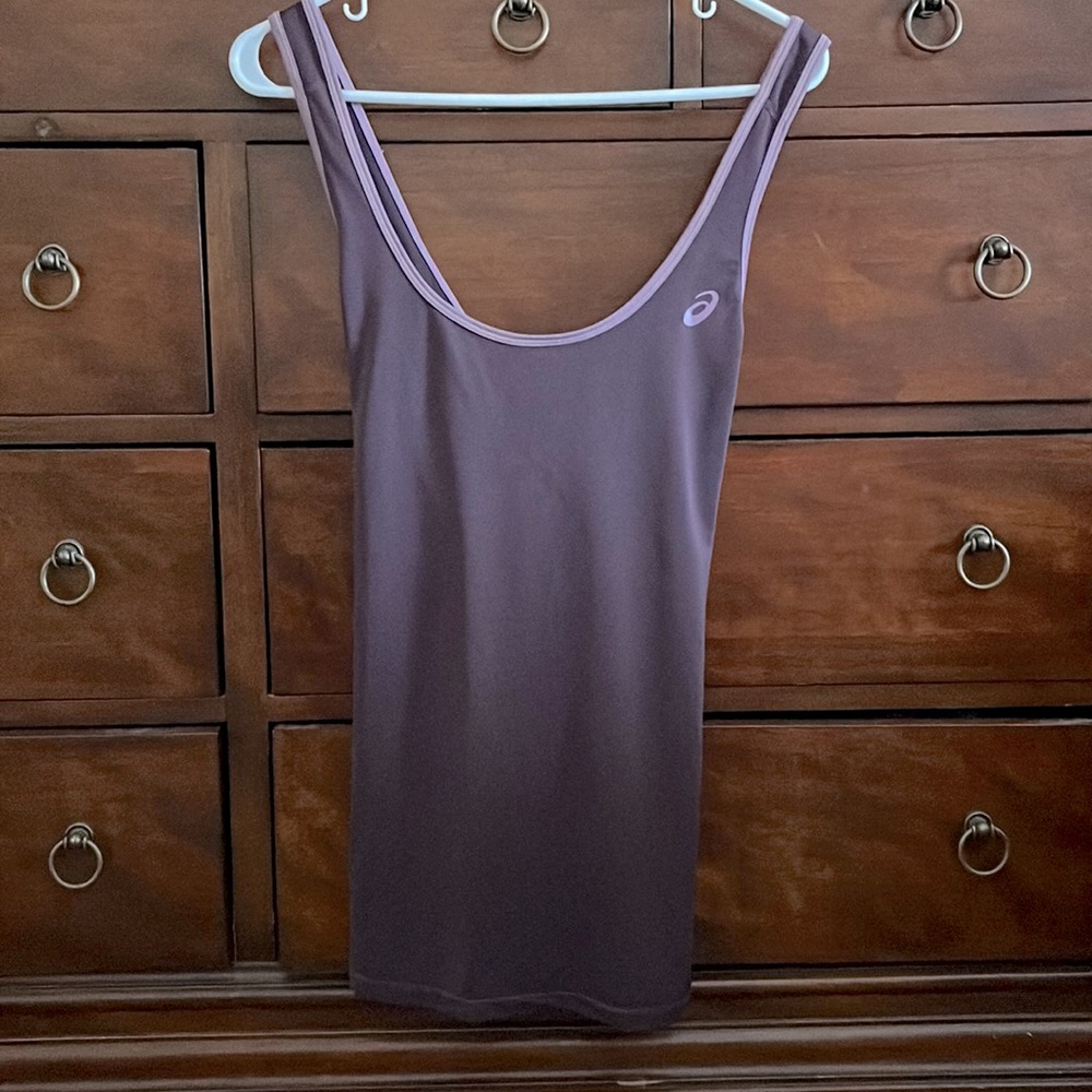 ASICS Purple Workout Shirt - Size L